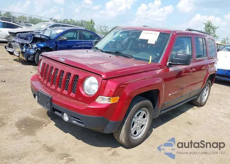 2014 Jeep Patriot Sport from USA, damaged, VIN 1C4NJRBB1ED924520
